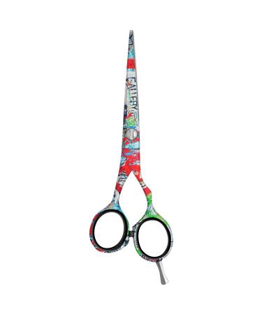 Jaguar Hairdressing Scissors JaguART Hallo Berlin 5.5' | Styling Shears in Offset Design | Anti-allergenic Resistant high-tech Coating in Photo Quality | Made in Germany