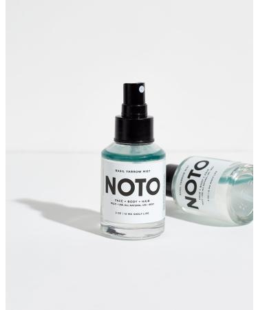Shop NOTO Botanics Natural Basil Yarrow Mist | Refreshing Herbal Body Spray for All Skin Types - Buy Online on GoSupps.com