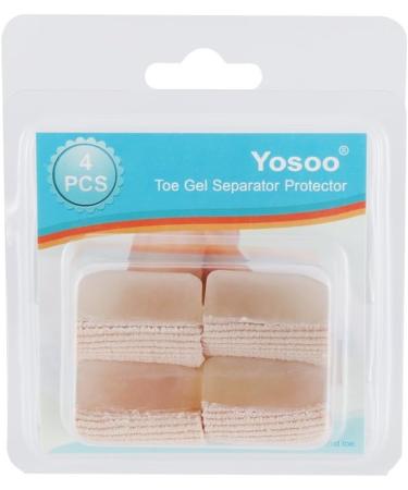 Toe Separator Gel Correctors for Hallux Valgus Bunion Relief - Toe Straightener Splint for Pain Relief and Orthotic Support - Buy Online on GoSupps.com