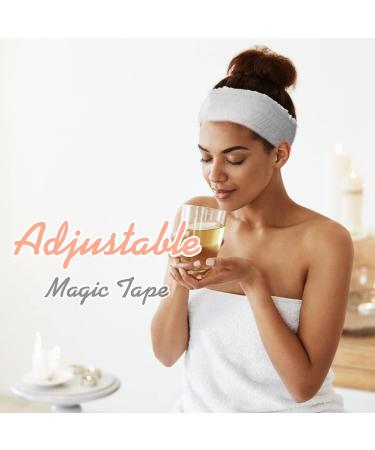 300 Count Disposable Spa Headbands - Non Woven Facial Hair Bands for Women - Elastic and Individually Packaged for Skin Care and Makeup - Sauna Supplies for Girls - Buy Online on GoSupps.com