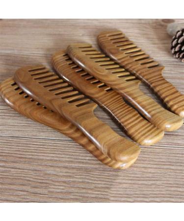 Comb 1PC Fashion Handmade Wooden Sandalwood Hair Comb Head Massager Hairdressing Tool Wide Tooth Comb wooden comb - Buy Online on GoSupps.com