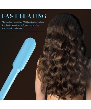 HOVCEH Crimping Iron for Hair Crimper for Hair Crimper Hair Iron Plates Styling Tools with 5 Heat Setting Mini Hair Crimper Hair Crimping Iron Wide Hair Crimper for Fluffy Hairstyle Corn Waves - Buy Online on GoSupps.com