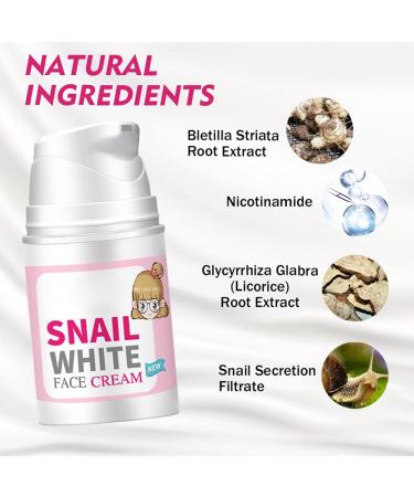 Kybbe Snail Cream Facial Cream Soft Moisturizing And Delicate Reduce Dark Anti Wrinkle Face Care Pore Essence Moisturizing Cream - Buy Online on GoSupps.com