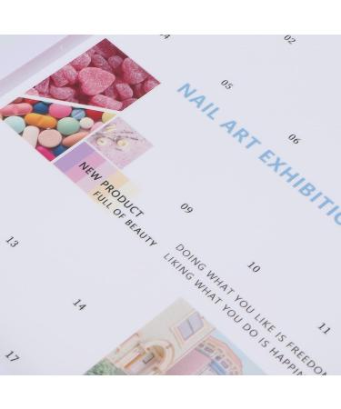 Nail Color Card Magnetic Buckle Design Utomatic Adsorption Digital Marking Clear Easy To Use Nail Swatch Book for Nail Art Works Display for Nail Salon - Buy Online on GoSupps.com