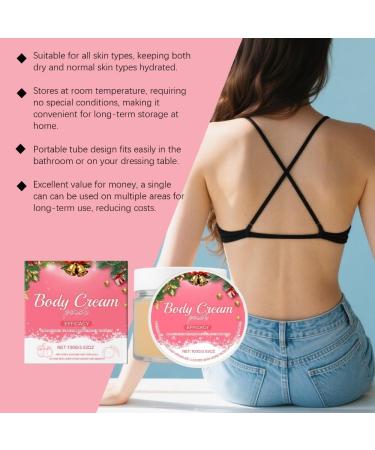 LIGHTNETSEE Peach Body Cream Moisturizing and Anti-Wrinkle Formula 3.53 Oz Smooth Quick-Absorbing Lotion for Daily After-Shower Care - Buy Online on GoSupps.com