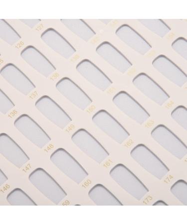 Uinfhyknd 216 Colours Nail Tips Display Book DIY Nail Art Shows Colour Map Chart Painting Display Board Silver - Buy Online on GoSupps.com