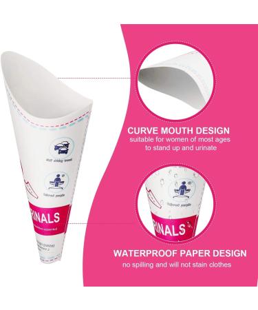 Disposable Female Urinal 40 Pieces of Paper Female Urinal Suitable for Pregnant Women Injuries Travel Camping Outdoor Activities - Buy Online on GoSupps.com