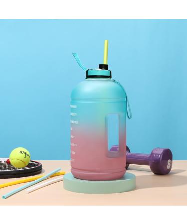 12 Pack Extra Long 14.5 Reusable Silicone Straws for Large Bottles - Flexible Straws for 1 Gallon Tumbler - Includes 2 Cleaning Brushes - Buy Online on GoSupps.com