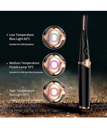 Buy Heated Eyelash Curler | Portable USB Rechargeable Electric Lash Curler for Perfect Curls - Beauty Tools for Women - Buy Online on GoSupps.com