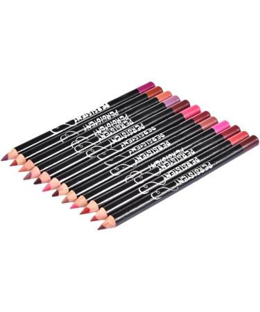 Lip Pencil 12 Colors Matte Lip Pencils Nude Lip Pencil Waterproof Lip Pencil Long Lasting Waterproof Makeup Lip Liners For Women - Buy Online on GoSupps.com