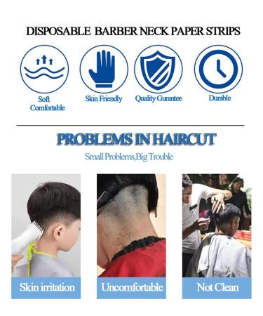 Buy 2 Rolls Disposable Barber Neck Strips - Hairdressing Neck Paper Wraps for Salon & Barber Shop | Stretchy & Convenient - International Shipping Available - Buy Online on GoSupps.com