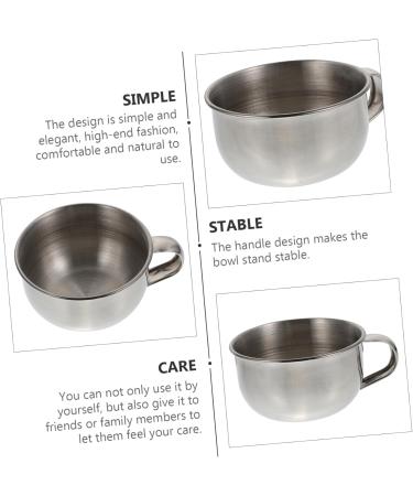 Beavorty 5 Pcs Shaving Soap Bowl Travel Set - Stainless Steel & Perfect for International Shipping - Buy Online on GoSupps.com