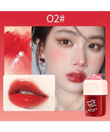 4 Colors Lip Stain Tint Set - Long-Lasting, Moisturizing Glossy Lip Stain with High Pigment - Waterproof and Non-Sticky Formula - Buy Online on GoSupps.com