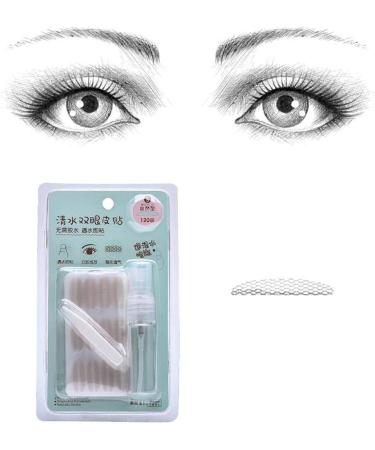  Bagima 120 Pcs Invisible Double Eyelid Stickers Self-Adhesive Eyelid Stickers Eye Lift Strips Eye Lift Tape for Droopy Lids Hooded Eyes (Natural S) - Buy Online on GoSupps.com