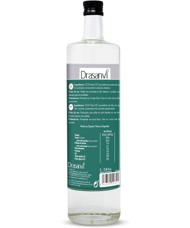 100% MCT Coconut Oil 1000ml Keto Drasanvi Caprilic Acid (70%) and Capric Acid (30%) BPA-Free Plastic Bottle Gluten free No GMO Vegan Friendly 1000 ml - Buy Online on GoSupps.com