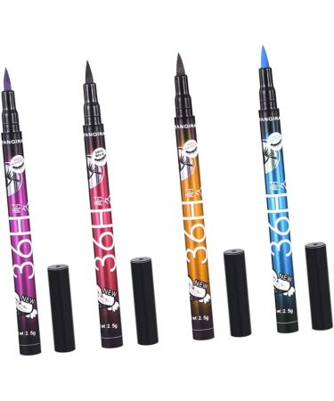 NOLITOY 3pcs Liquid Eyeliner Black Waterproof Eyeliner Liquid Liner Women Eyeliner Waterproof Pen No Smudge 1 count (Pack of 1) As Shownx3pcs - Buy Online on GoSupps.com