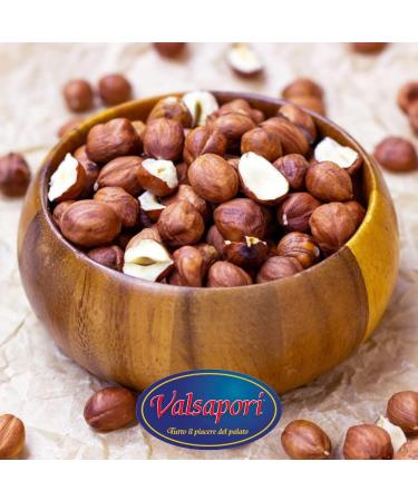  HOME LINE Valsapori - RAW KNOISEAUX - 500g envelope - Origin: Sicily | Raw and peeled Italian hazelnuts - Natural dried fruit snack not toasted without salt and added sugars - Buy Online on GoSupps.com
