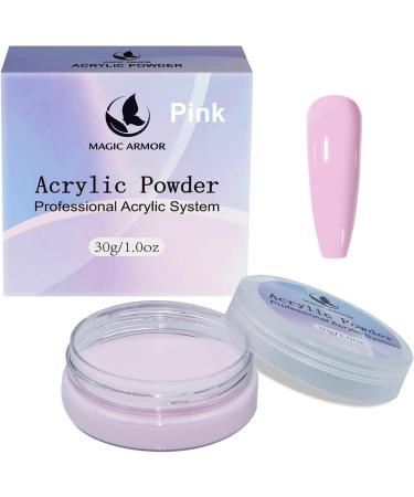 Pink Magic Armor Acrylic Powder for Professional French Nail Extension - No Need for Nail Lamp - Buy Online on GoSupps.com