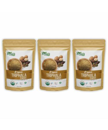 ORGANIC ZING Triphala Powder (227 Gm) Pack of 3 227 g (Pack of 3)