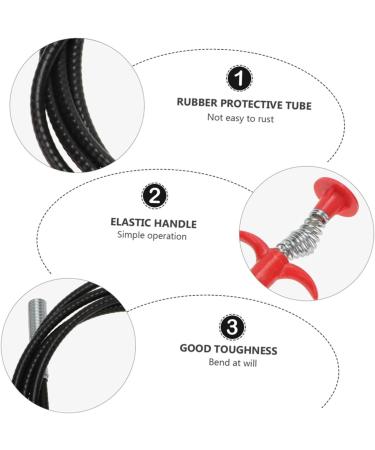 Veemoon Sewer Unblocker 2pcs - Bendable Hose Tool for Toilet & Drain Cleaning | Flexible Grabber Remover - Buy Online on GoSupps.com