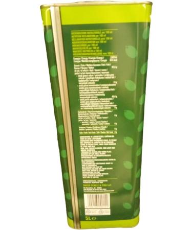 Basso Olio Extra Vergine di Oliva extra virgin olive oil ideal for all applications in the kitchen 5 liter box + 1 free Felce Azzurra talc bag 100 g bag - Buy Online on GoSupps.com