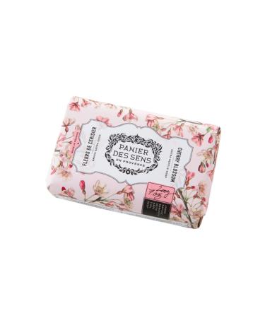 Buy Bread the Sens Cherry Blossom Soap | Natural 97% Ingredients | Hand & Body Care with Shea Oil | French Artisan | 2x200g | International Shipping - Buy Online on GoSupps.com