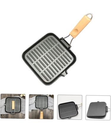 MAGICLULU Frying Pan Carbon Steel Pan Camping Cooking Stove Stainless Steel Cookware Outdoor Nonstick Skillet Flat Nonstick Bakeware Camping Cooking Utensils Gas Stoves Dropshipping Iron - Buy Online on GoSupps.com