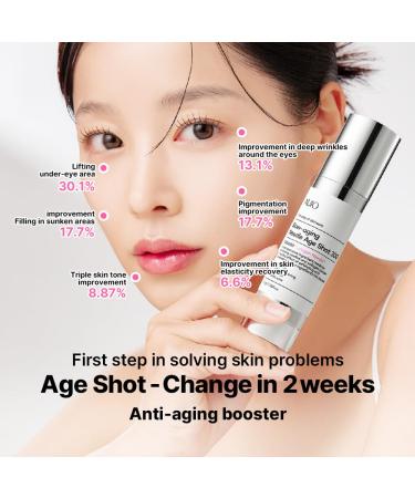 AUIO Age Shot 300 Essence | Collagen Niacinamide | Slow Aging Ampoule Elastic care Wrinkle Improvement | Daily Face Essence Serum for All Skin Types 1.76 Fl Oz - Buy Online on GoSupps.com