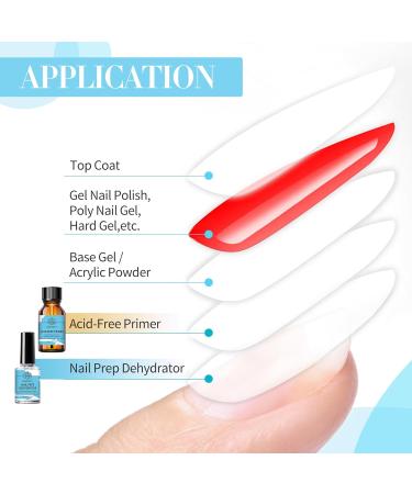 BORN PRETTY Nail Dehydrator & Primer Set - 0.5oz, Acid-Free Natural Prep for Gel Polish & Acrylic Powder - Buy Online on GoSupps.com