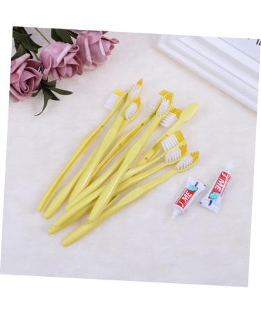 30 STK Travel Toothbrush Set - Disposable Soft Bristle Toothbrushes & Toothpaste Kit for Hotels - Ideal Travel Size Set (3 Packs) - Buy Online on GoSupps.com