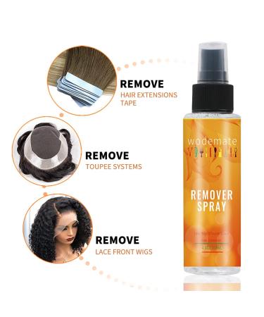 Lace Wig & Hair Extension Glue Remover Spray 118 ml - Fast Acting Residue Solvent for Tape-In Extensions, Toupees, and Double Sided Tapes - Buy Online on GoSupps.com