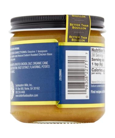 Better Than Bouillon Reduced Sodium Roasted Chicken Base - 8-Ounce Jar (Pack of 2) | Seasoned Roasted Chicken | 38 Servings - Buy Online on GoSupps.com