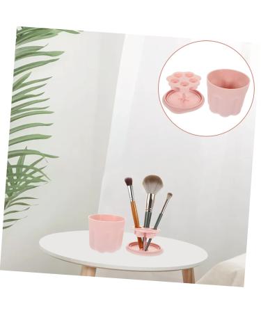 Buy Makeup Brush Cleaning Pad Set - Portable Cleaning Bowl & Tool for Beauty - Pink 8.5x8x6.8CM - International Shipping Available - Buy Online on GoSupps.com