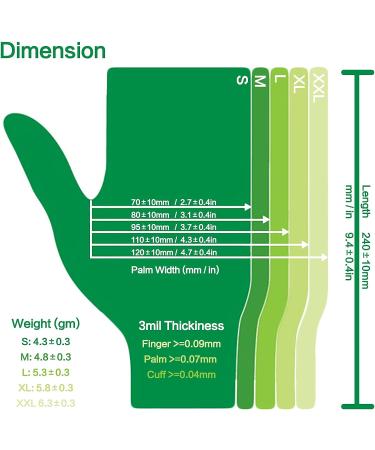 Dr. GreenPanda Clear Vinyl Gloves - 1000 Pack - Food Safe, Latex & Powder Free, Large Size for Cooking, Cleaning, and Food Service Prep - Buy Online on GoSupps.com