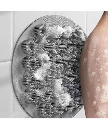 Kesurpae Multifunctional TPE Shower Massage Scraper - Ultimate Comfort & Non-Slip Design in Gray | Shop Now! - Buy Online on GoSupps.com