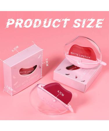 Kaynest 4 Colors Matte Lipstick Set - Long Lasting, High Pigmented, Waterproof Lip Gloss - Lazy Lip Makeup (Set-D) - Buy Online on GoSupps.com