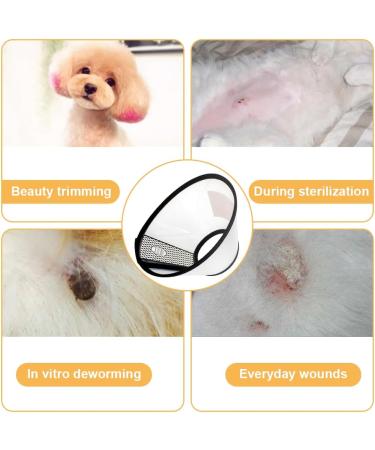 GUIYANIU Dog Cone Collar After Surgery Recovery Collars for Dogs Cats Cats Dog Cones for Anti-Licking Pet Protective Neck Cone Stop Licking Adjustable Plastic Soft Collar for Wound Dogs and Cats - Buy Online on GoSupps.com