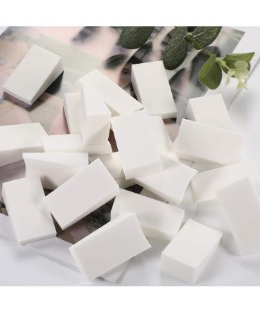 100 Pieces Latex Makeup Foam Wedges | Cosmetic Sponges for Foundation | Beauty Tools (White) - Buy Online on GoSupps.com