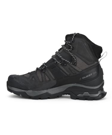 SALOMON Men's Quest 4 GTX High Rise Hiking Boots 9 Magnet/Black/Quarry