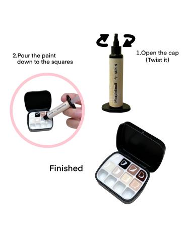 Advanced Painting Gel for Nail Art - 8 Color Kit with 2 Palettes Non-Wipe DIY Manicure Set for Home & Professional Use - Perfect Gift (Set A - Buy Online on GoSupps.com