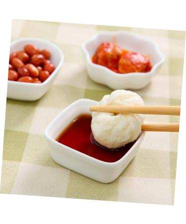 Zerodeko 2pcs Sauce Plate Sauce Dipping Bowl Ceremic Dipping Snack Platter Mini Bowls Ceramic Dessert Plate Seasoning Sauce Dish Condiment Dish Bowl Small Glass Bowls White Food Blush - Buy Online on GoSupps.com