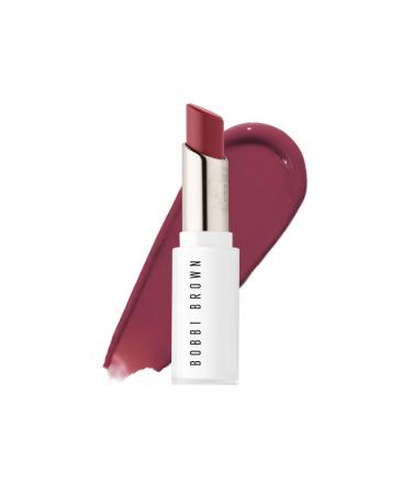 Bobbi Brown Extra Color Shine | Lipstick-Like Color with Balmy Hydration & Water-Glazed Shine | Jojoba & Safflower Botanical Blend 0.1 Ounce Nude Rose (Muted raspberry rose)