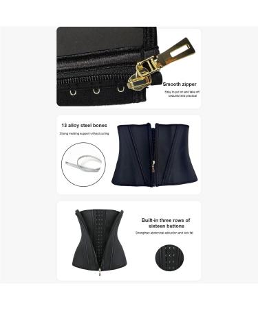 HKDYWTNB Back Brace Lumbar Support Stomach Abdominal Binder Slimming Body Shaper Belt Binder Post Corset Trainer Waist Belt Large Black - Buy Online on GoSupps.com