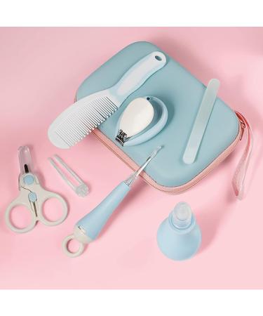 Baby Healthcare and Grooming Kit RoseFlower 7 in 1 Newborn Essentials Nursery Care Set with Toothbrush Nail Clipper File Nose Cleaner Nasal Aspirator - Baby Item for Infant Toddlers Boys Girls Kids #24 - Buy Online on GoSupps.com