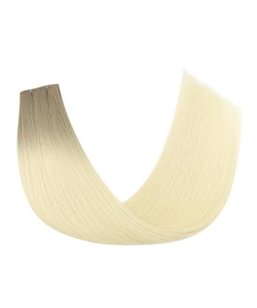 Youngsee Genius Ombre Real Hair Extensions 45cm - Virgin Treated Brown to Platinum Blonde Tresses - 25g #R8T60 - Buy Online on GoSupps.com