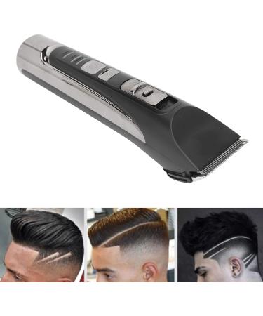 Powerful Motor Electric Hair Trimmer Lithium-ion Battery Fast Charging Indicator Light Adjustable Fine Tuning (Black) - Buy Online on GoSupps.com