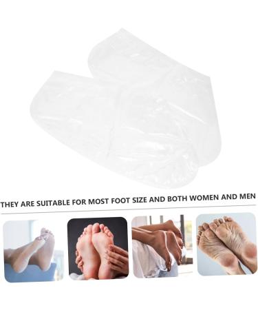 POPETPOP 4 Pairs Footsticker Foot Mask Cracked Heel Socks Foot Exfoliating Masks Peeling Useful Foot Masks Sandwich Container Effective Foot Masks Whitening Accessories Abs - Buy Online on GoSupps.com