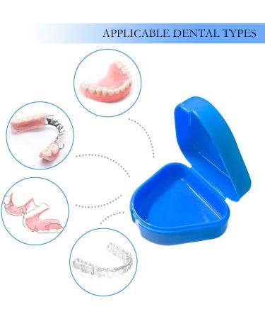 2 Pack Slim Orthodontic Retainer Box with Ventilation Durable Dental Storage Case for Retainers & Sports Devices - Buy Online on GoSupps.com