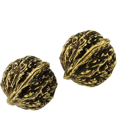 Beavorty 3 Pairs Copper Walnut Sports Listening Simulated Walnut Model - Decorative Artificial Walnuts for Plantar Fasciitis Relief & Massager - Pure Copper Handicrafts (3.5x3cm Gold 3pcs) - Buy Online on GoSupps.com