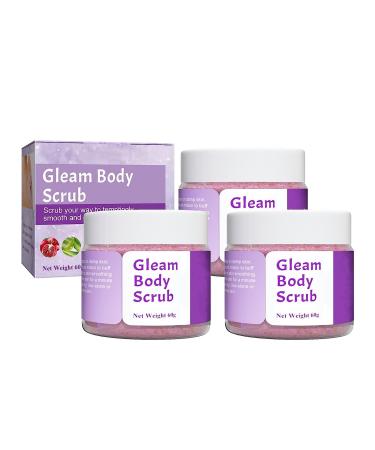 Brightening Body Scrub, Skin Cleansing Gel Mud Scrub, Anti-Wrinkle Anti-Cellulite Body Scrub for Women, Exfoliates and Moisturizes Skin